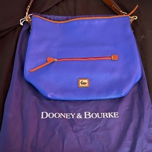 Dooney & Bourke Camden Pebble Hobo Blue